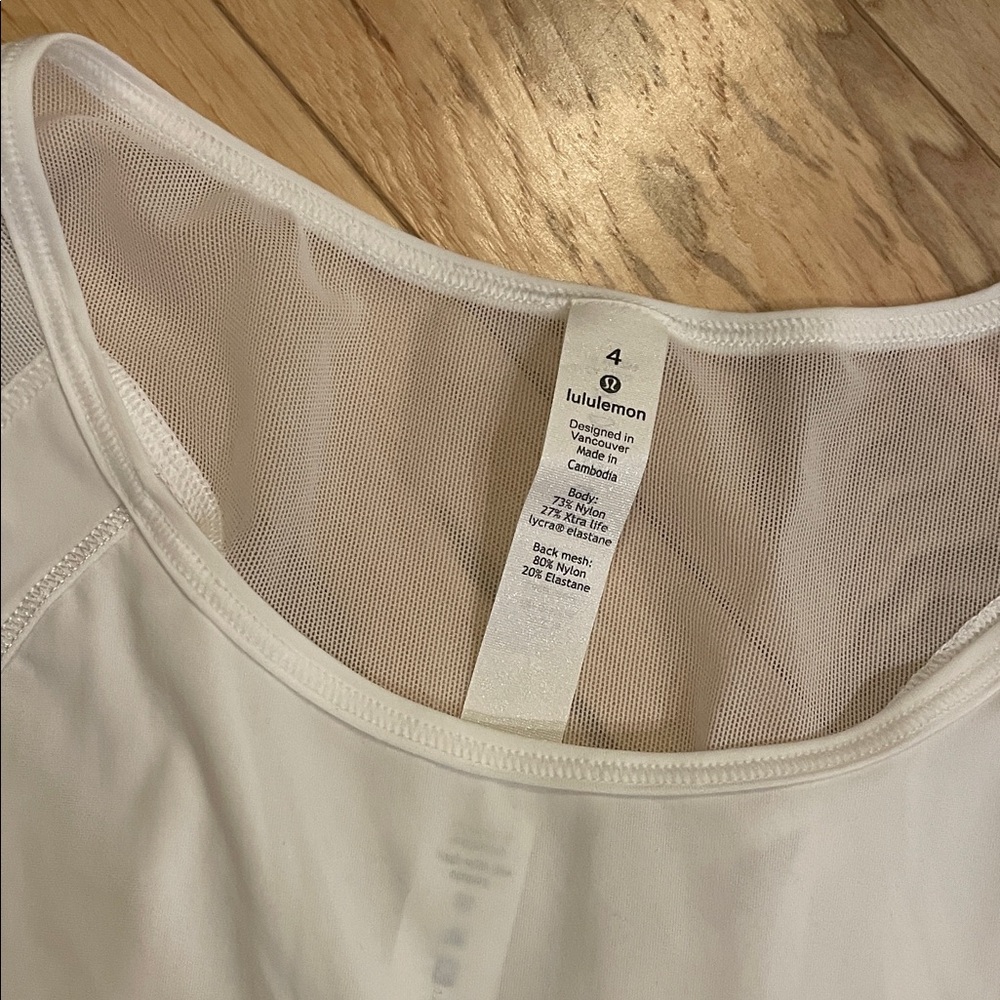 Lululemon Athletica Cream Long Sleeve Top - Picture 2 of 3